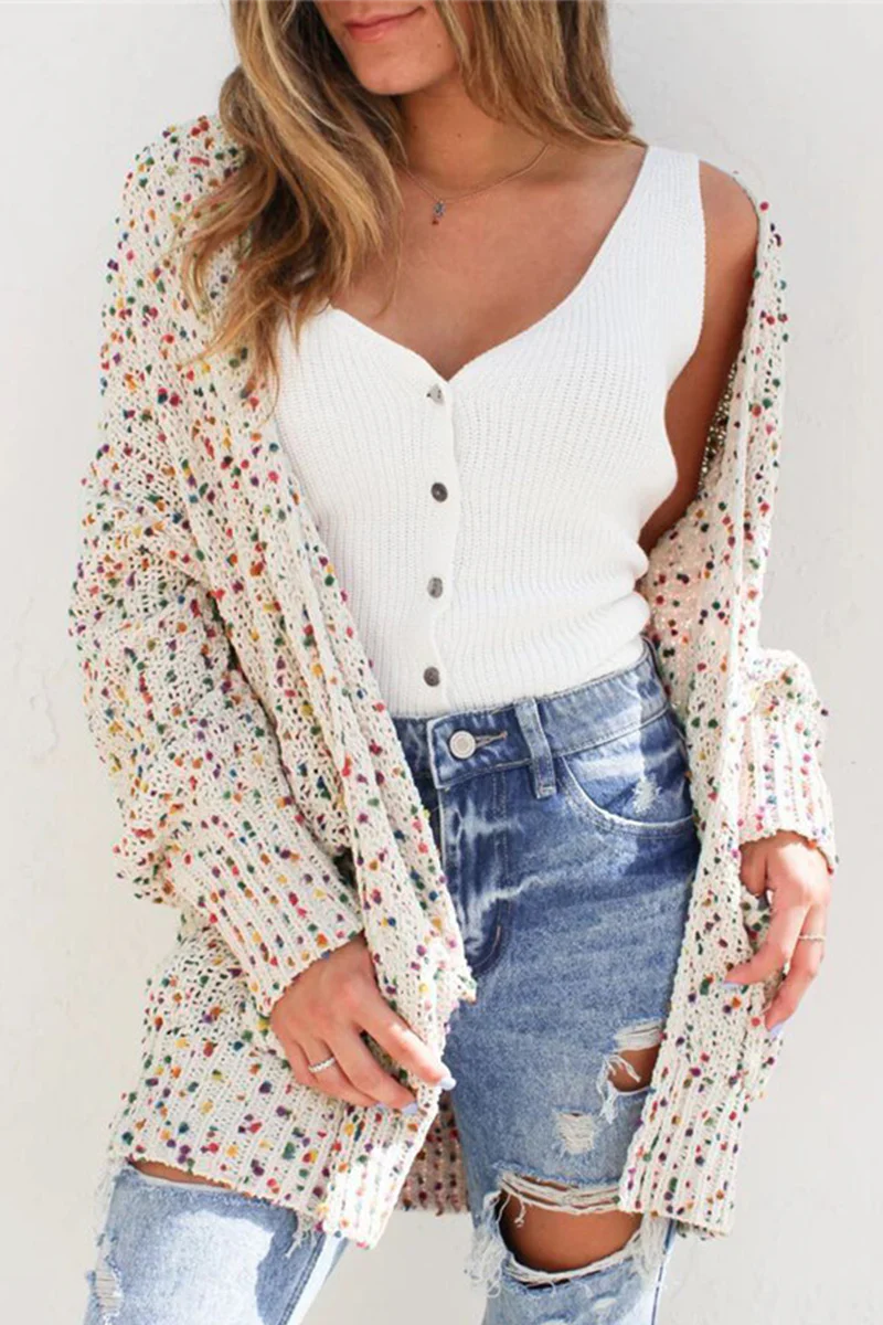 Casual Patchwork Pocket Tops Sweater(7 Colors) - Panekey