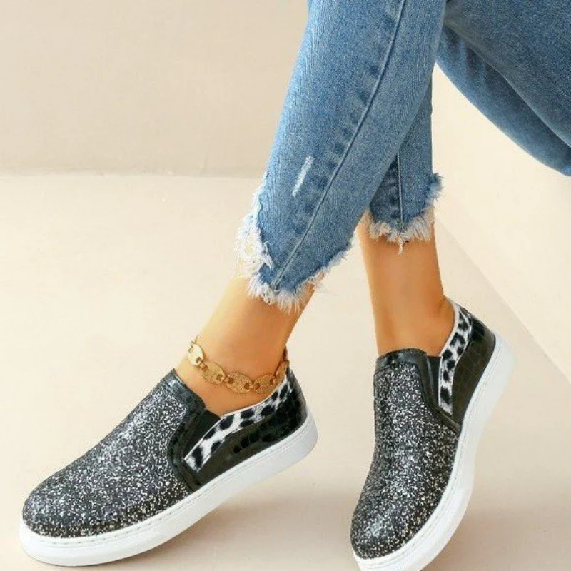 Casual Patchwork Round Comfortable Out Door Flats Shoes - Panekey