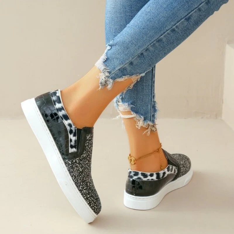 Casual Patchwork Round Comfortable Out Door Flats Shoes - Panekey
